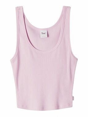 TNA Ribbed Tank Top in Light Pink